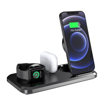 3-in-1 Fast Wireless Charger Charging Stand