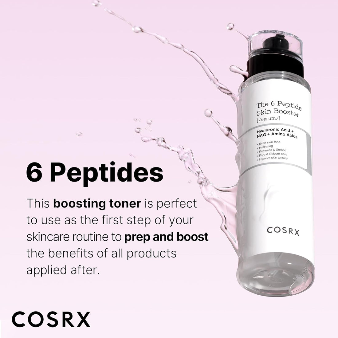 COSRX 6X Peptide Collagen Booster Toner Serum