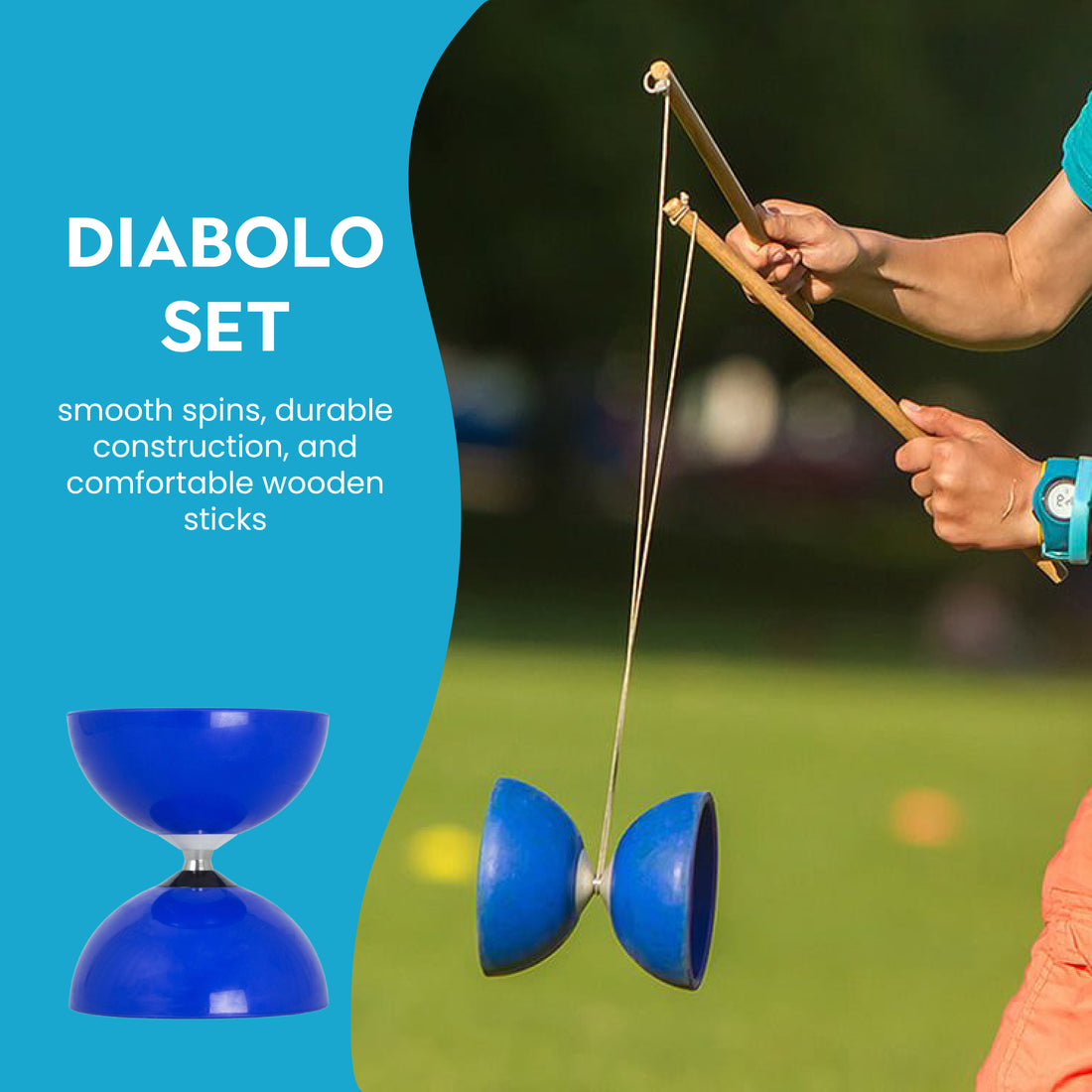 Diabolo Yoyo with Wooden Sticks