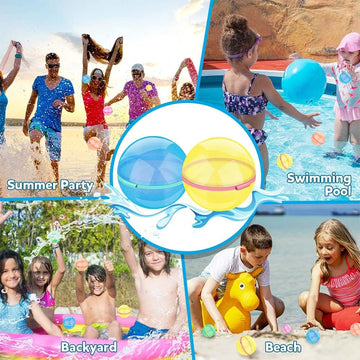 Magnetic Reusable Water Balloons (6 pcs per pack)