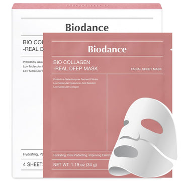 BIODANCE Korean Collagen Masks (4 Pack) – Overnight Anti-Wrinkle & Deep Hydration