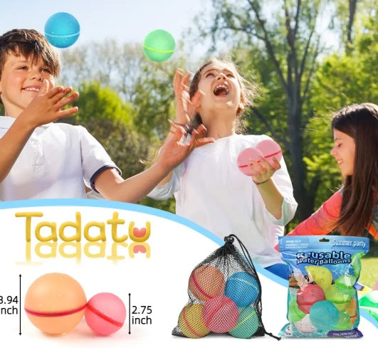 Magnetic Reusable Water Balloons (6 pcs per pack)